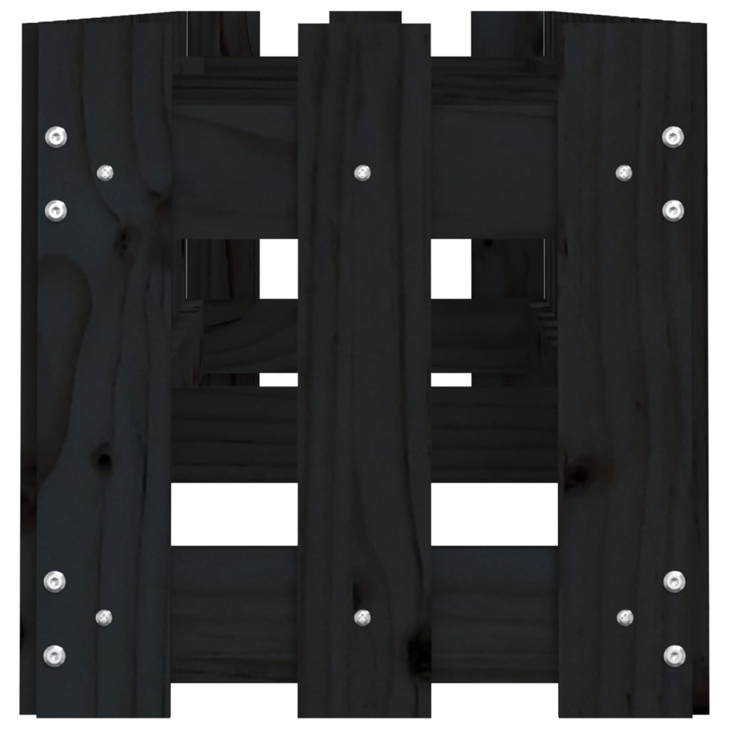 Pat înălțat grădină design gard 200x30x30 cm lemn impregnat pin