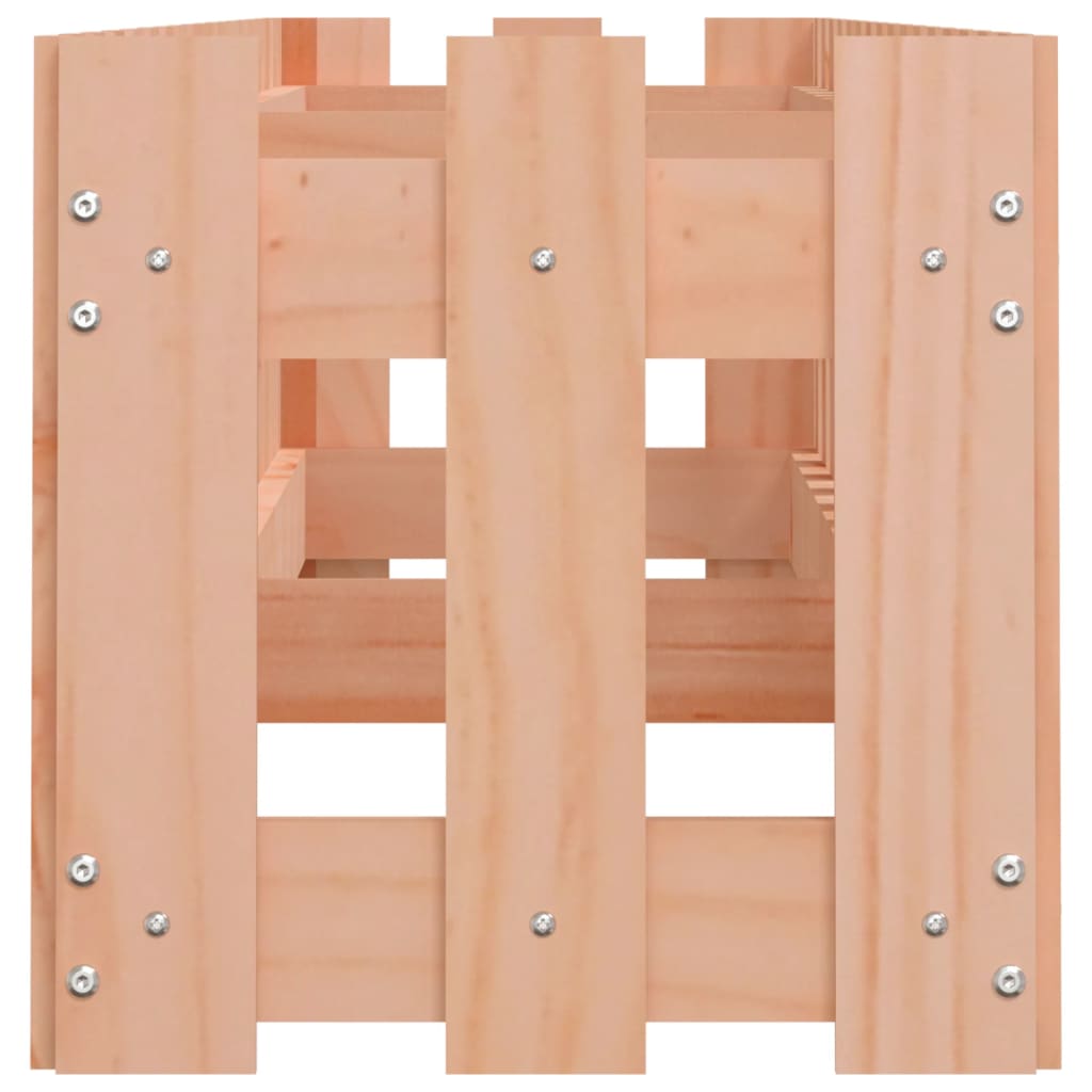Pat înălțat grădină cu design gard 200x30x30 cm lemn douglas