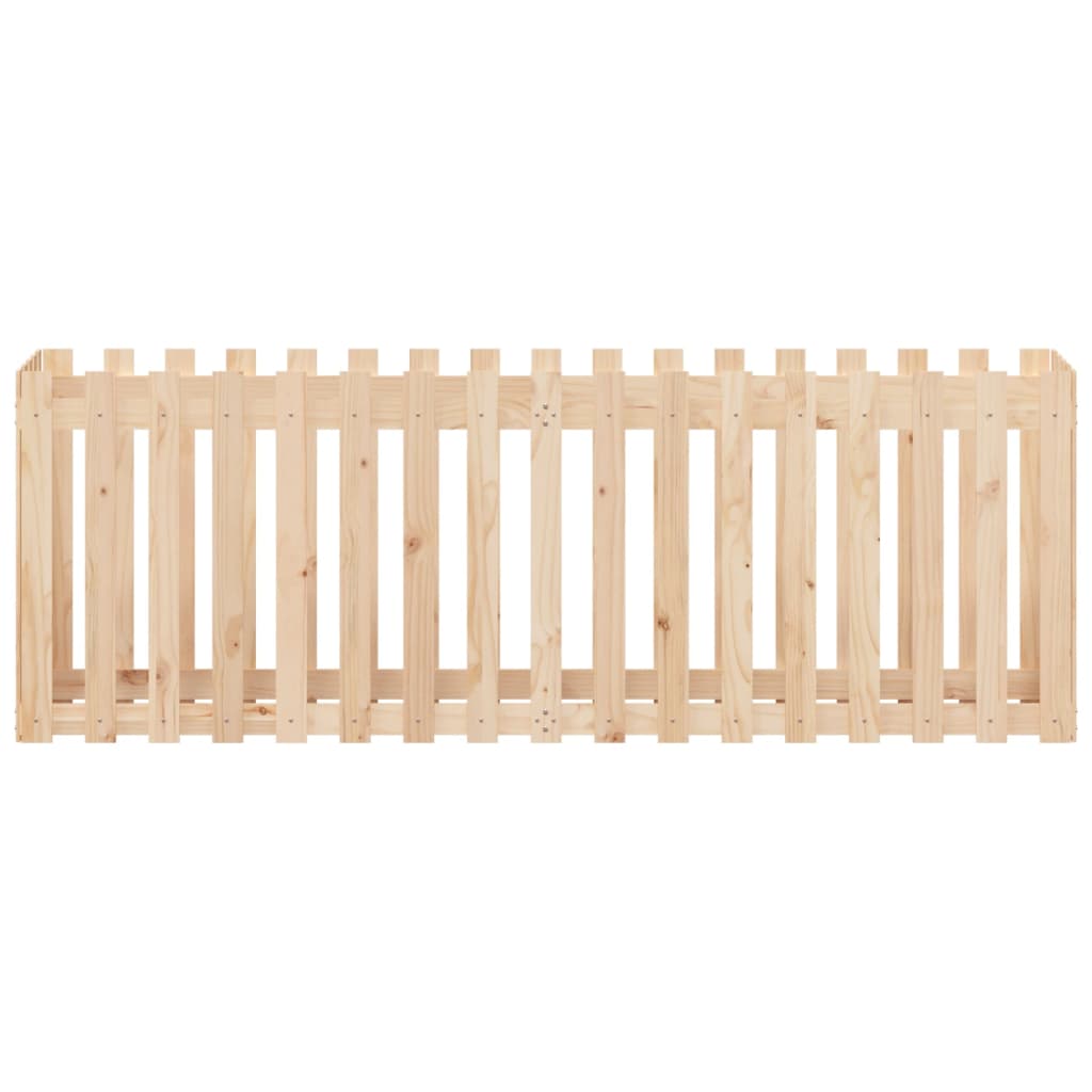 Pat înălțat grădină design gard 200x50x70 cm lemn impregnat pin