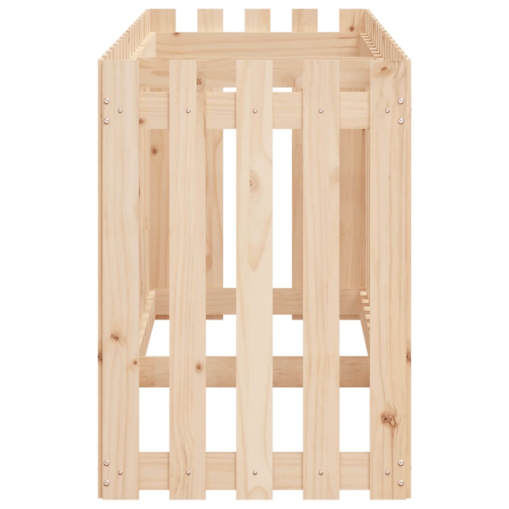 Pat înălțat grădină design gard 200x50x70 cm lemn impregnat pin
