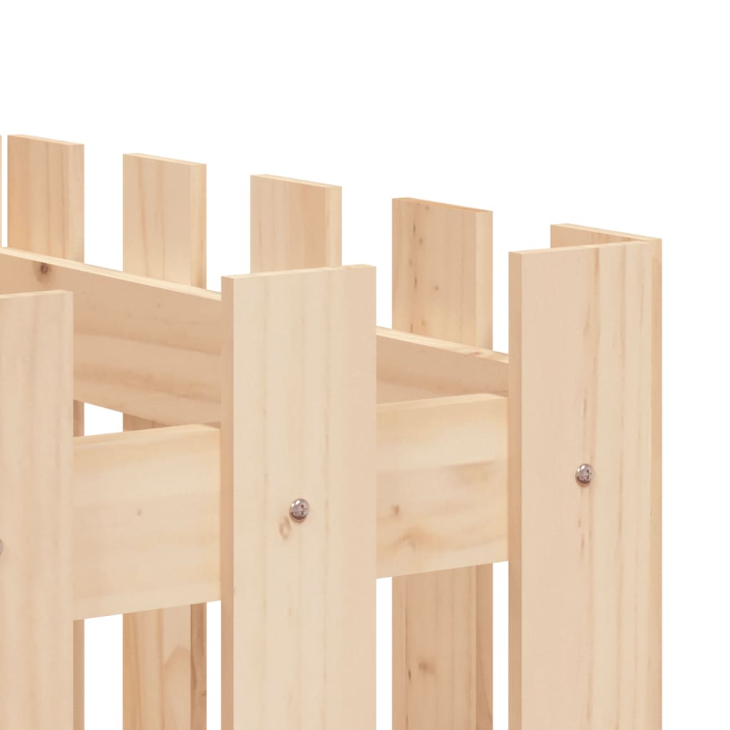 Pat înălțat grădină design gard 200x50x70 cm lemn impregnat pin