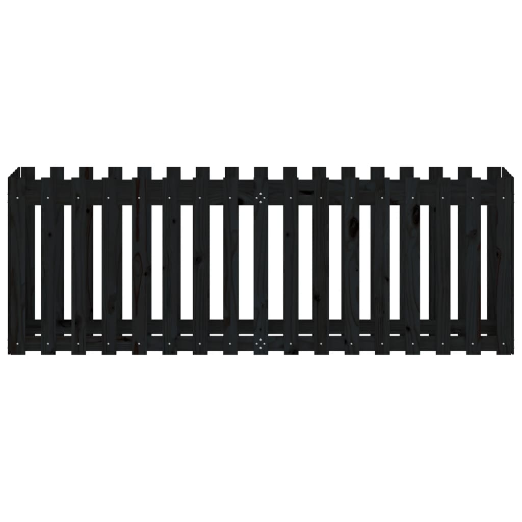 Pat înălțat grădină design gard 200x50x70 cm lemn impregnat pin