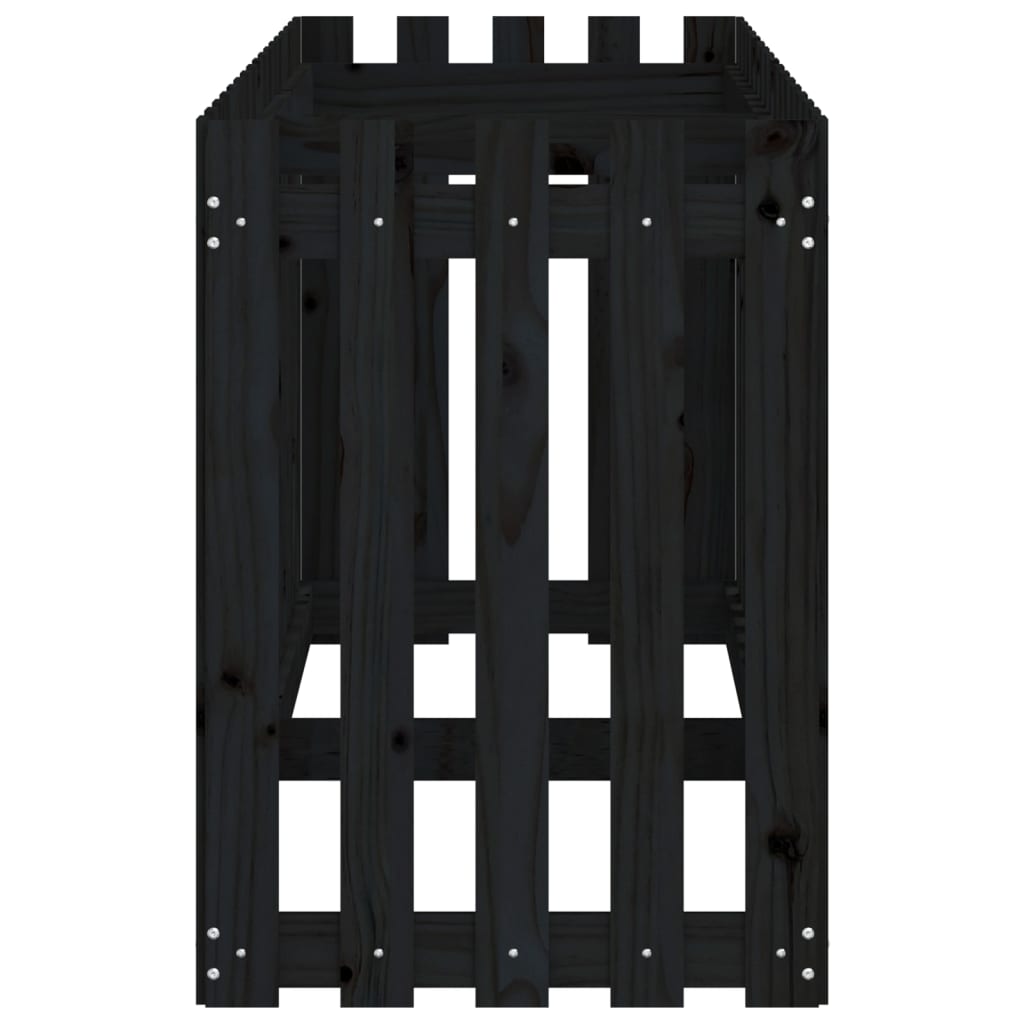 Pat înălțat grădină design gard 200x50x70 cm lemn impregnat pin