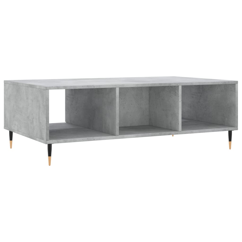 Masă de cafea, gri beton, 104x60x35 cm, lemn compozit