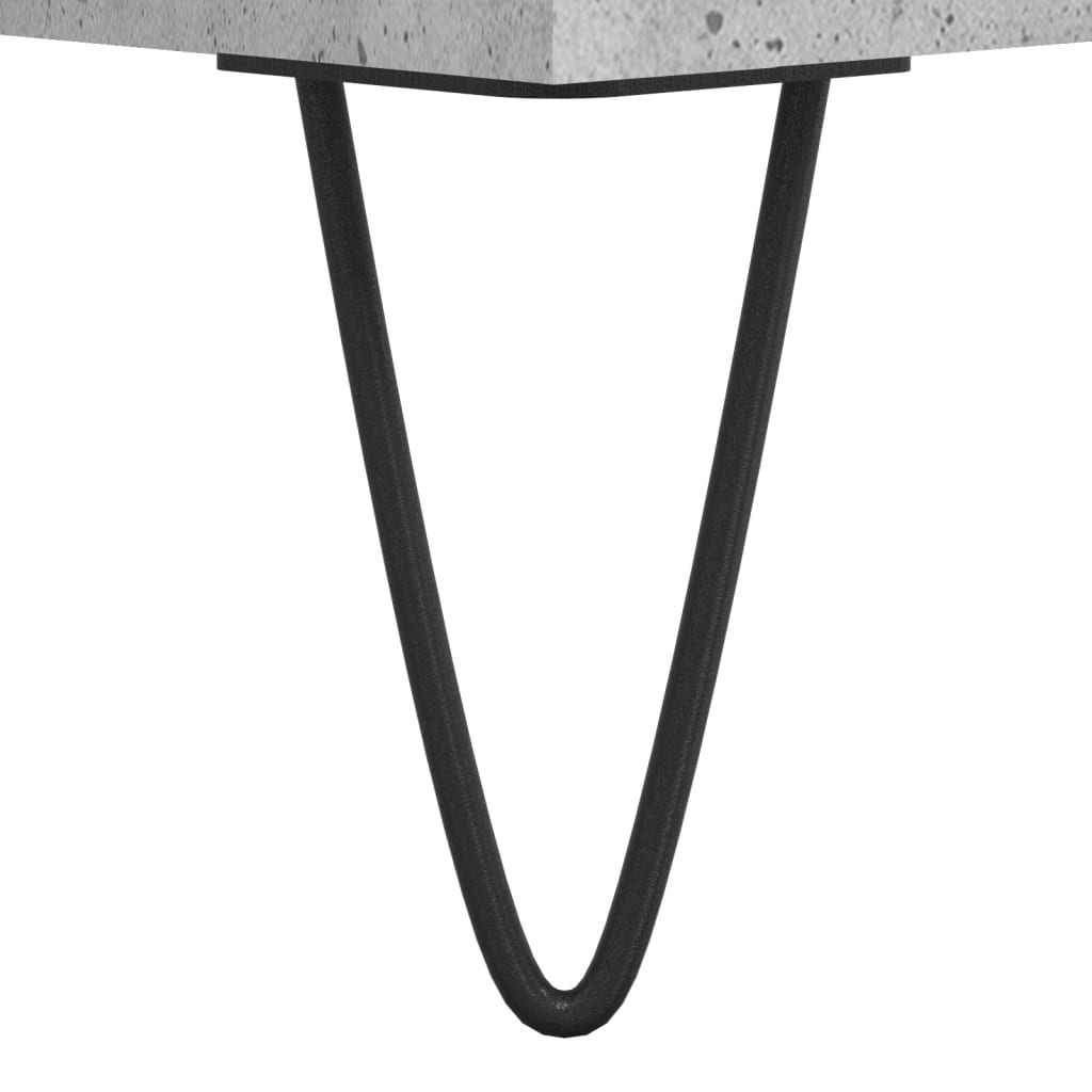 Masă de cafea, gri beton, 104x60x35 cm, lemn compozit