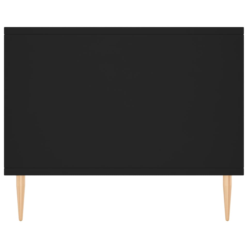 Coffee table, black, 90x50x40 cm, processed wood