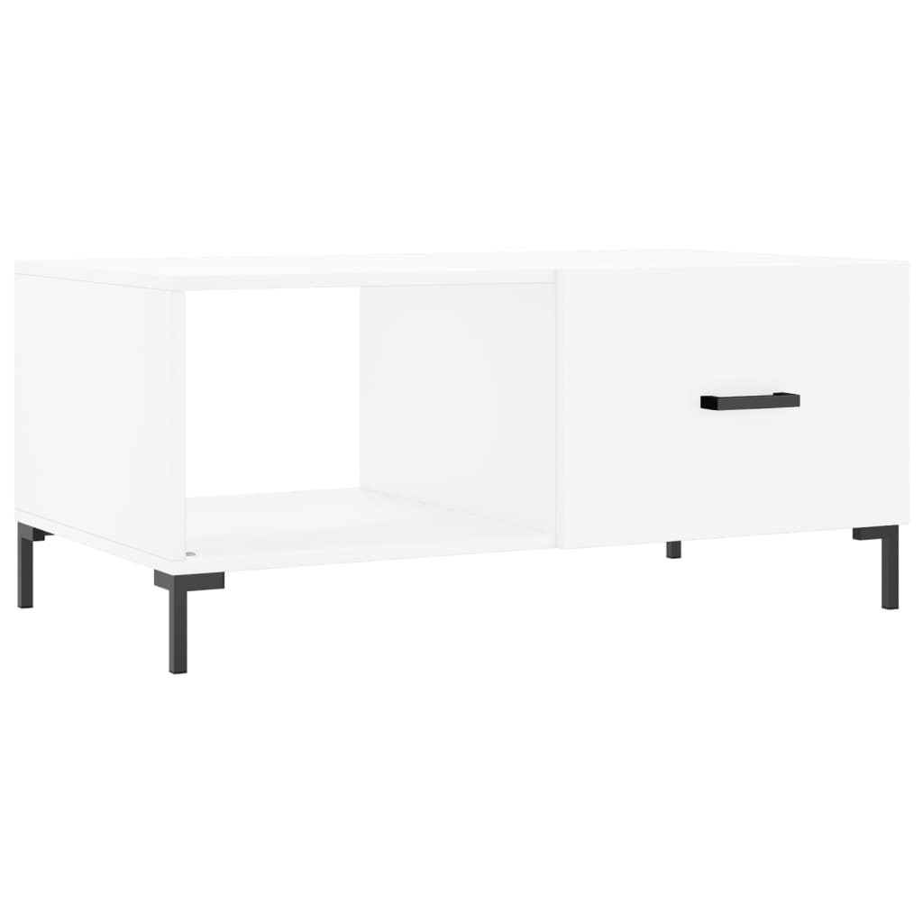 Coffee table, white, 90x50x40 cm, processed wood
