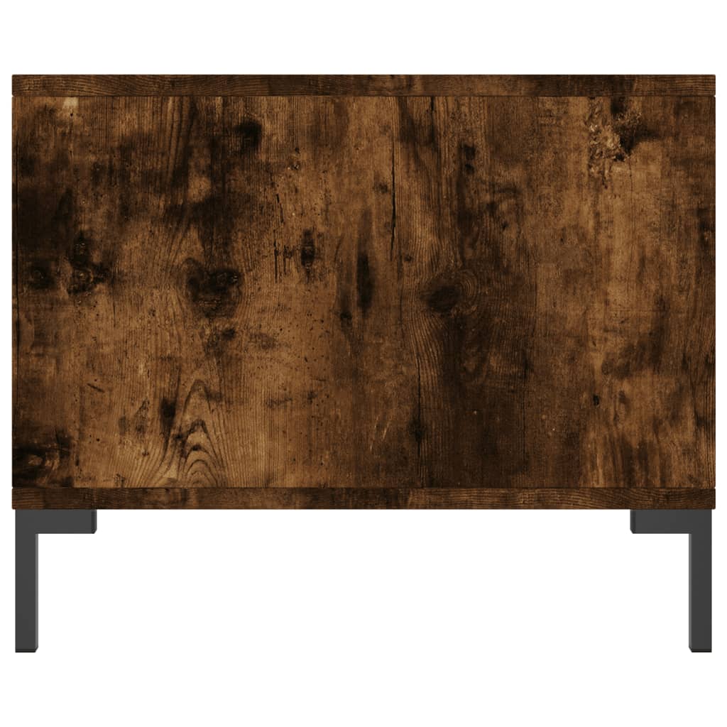 Coffee table, smoky oak, 90x50x40 cm, processed wood