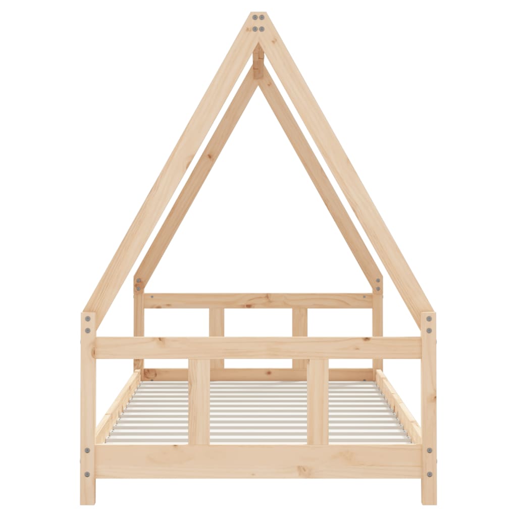 Bed frame for children, 90x190 cm, solid pine wood
