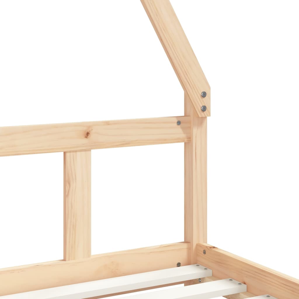 Bed frame for children, 90x190 cm, solid pine wood