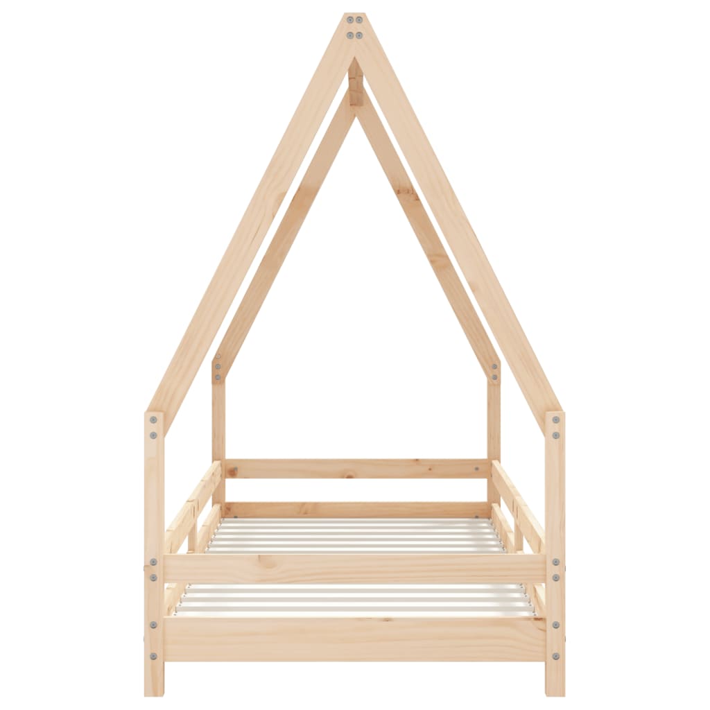 Bed frame for children, 80x200 cm, solid pine wood