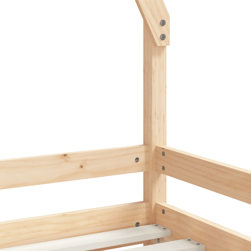 Bed frame for children, 80x200 cm, solid pine wood