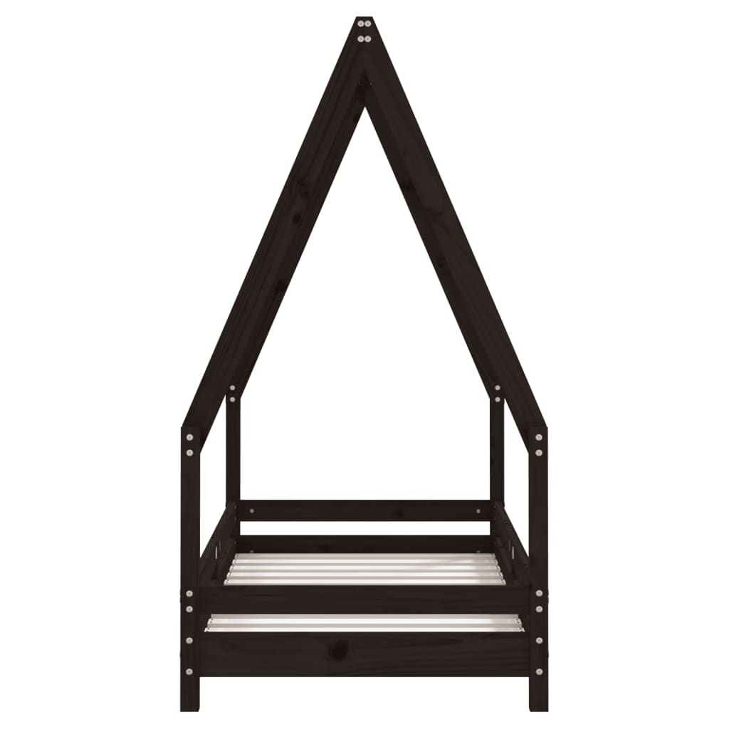 Bed frame for children, 70x140 cm, solid pine wood