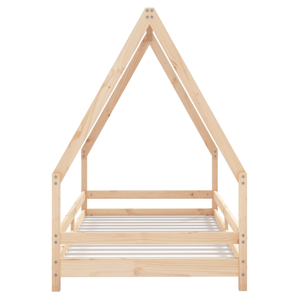 Bed frame for children, 90x190 cm, solid pine wood