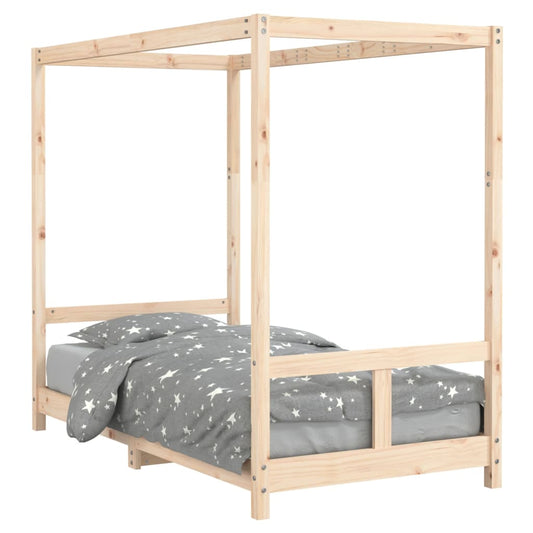 Bed frame for children, 80x160 cm, solid pine wood