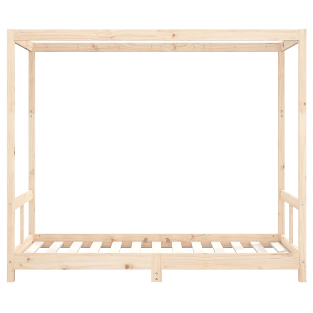 Bed frame for children, 80x160 cm, solid pine wood