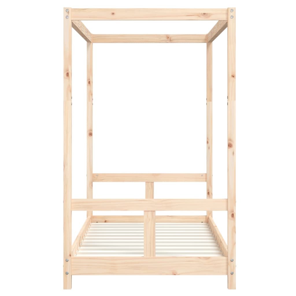 Bed frame for children, 80x160 cm, solid pine wood