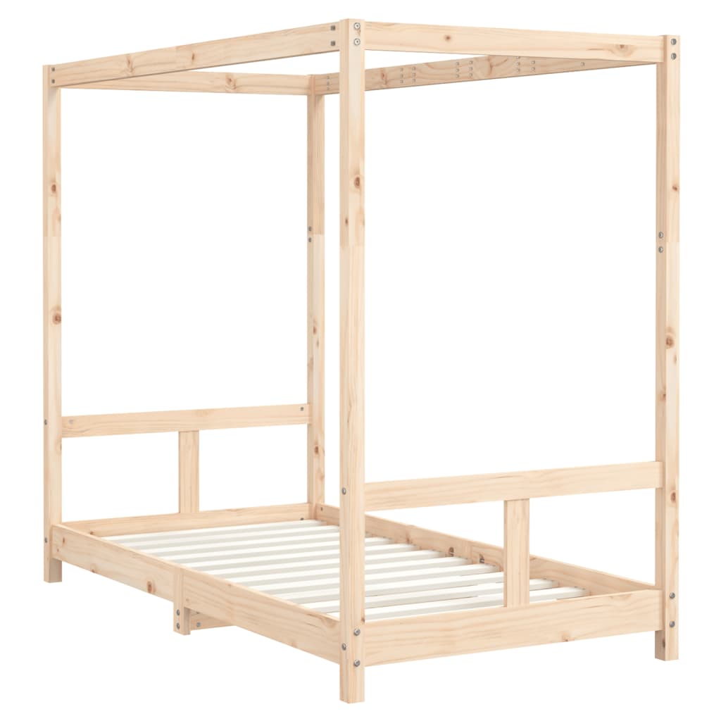 Bed frame for children, 80x160 cm, solid pine wood