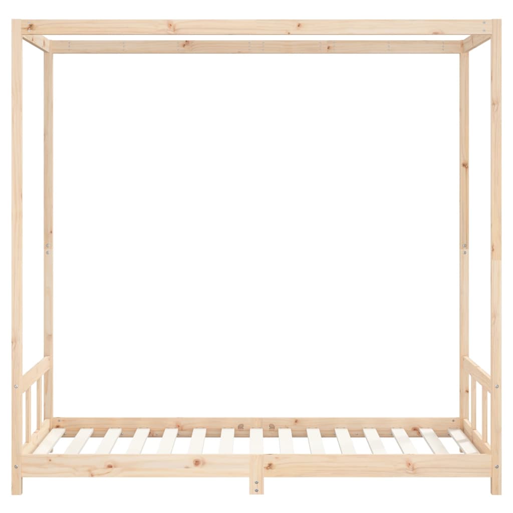 Bed frame for children, 90x190 cm, solid pine wood