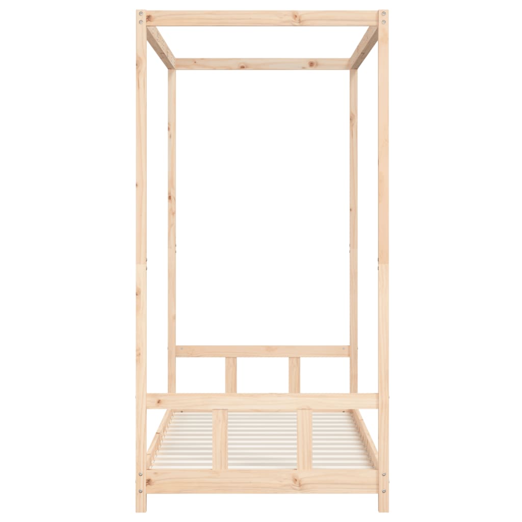 Bed frame for children, 90x190 cm, solid pine wood
