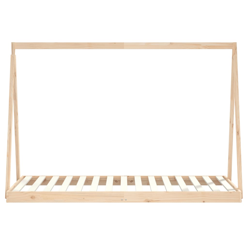 Bed frame for children, 90x190 cm, solid pine wood