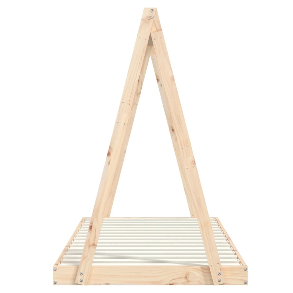 Bed frame for children, 90x190 cm, solid pine wood