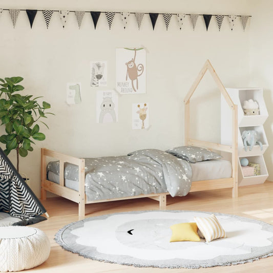 Bed frame for children, 80x160 cm, solid pine wood