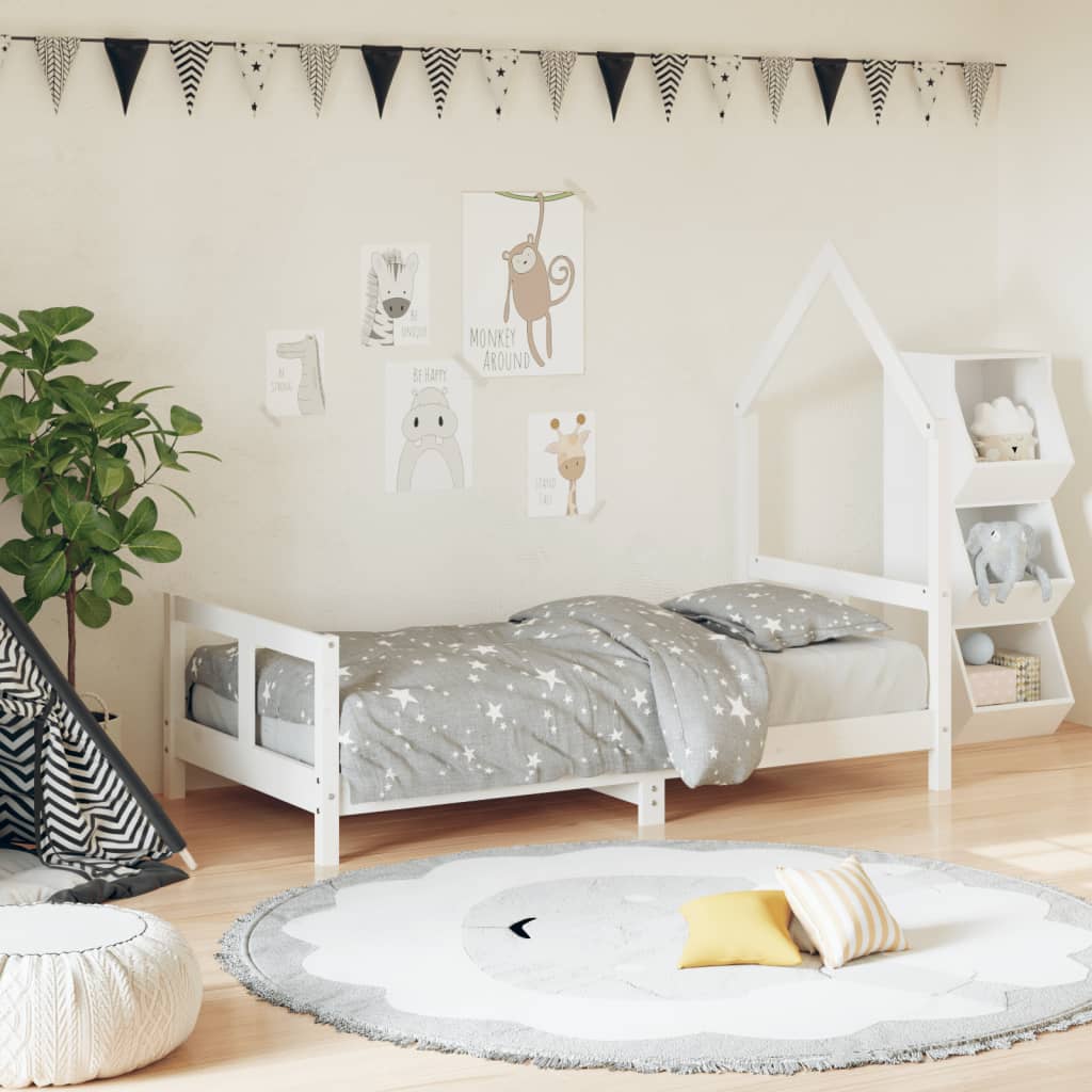 Bed frame for children, 80x160 cm, solid pine wood