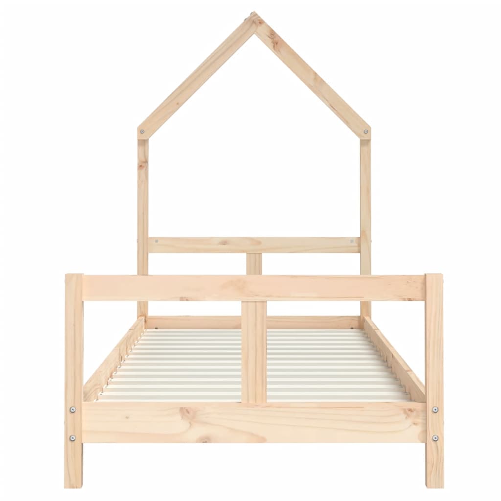 Bed frame for children, 80x200 cm, solid pine wood