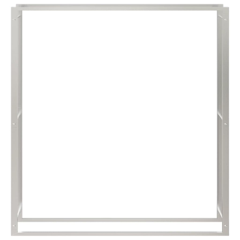 Suport pentru lemne de foc, 110x28x116 cm, oțel inoxidabil