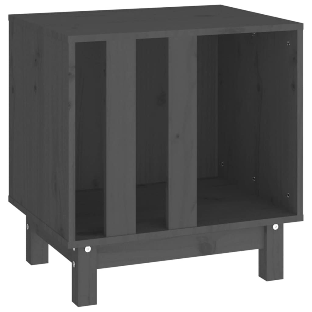 Dog house, gray, 50x40x52 cm, solid pine wood