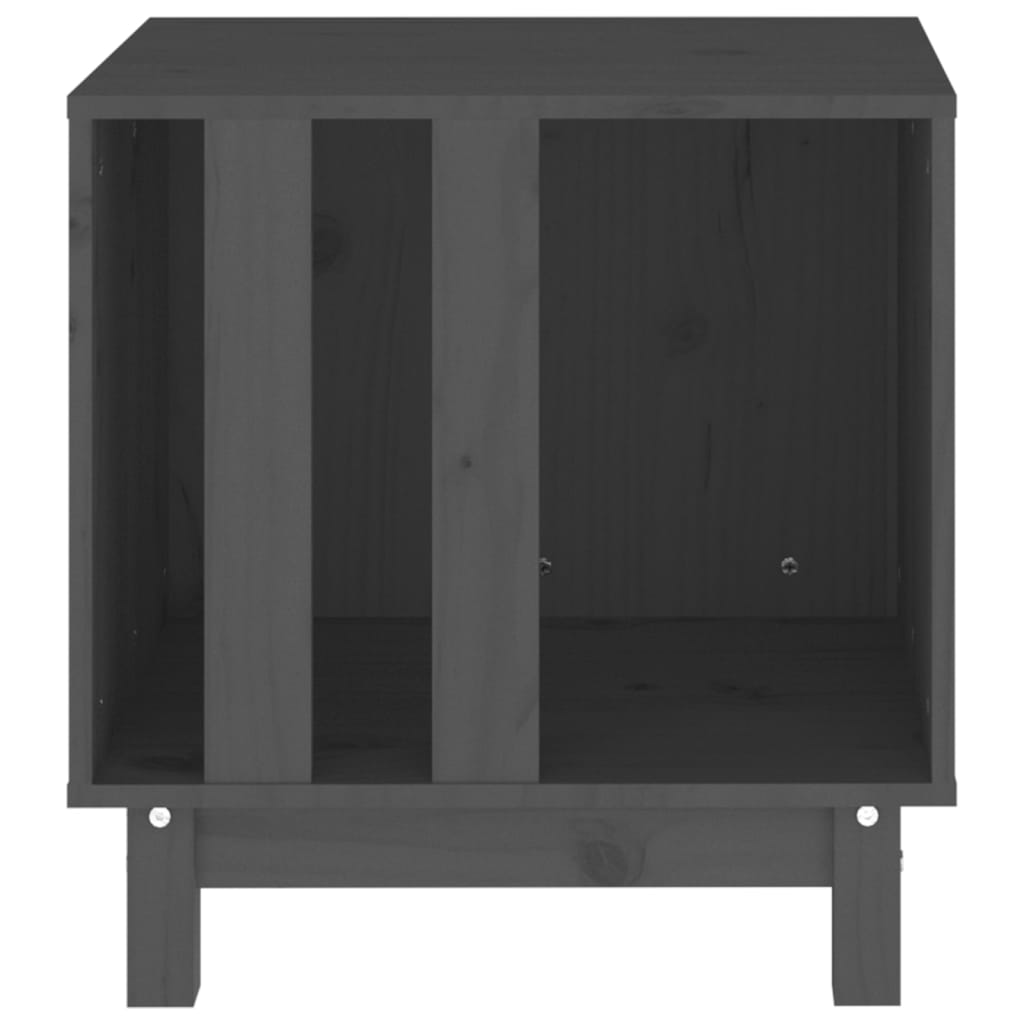 Dog house, gray, 50x40x52 cm, solid pine wood