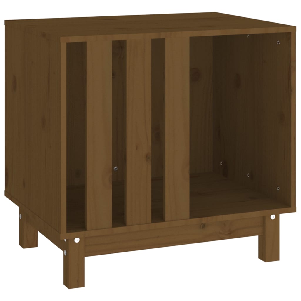 Dog house, honey brown, 60x45x57 cm, solid pine wood