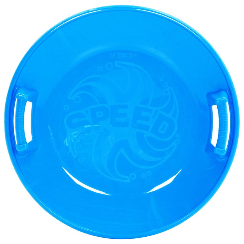 Round sled, blue, 66.5 cm, PP