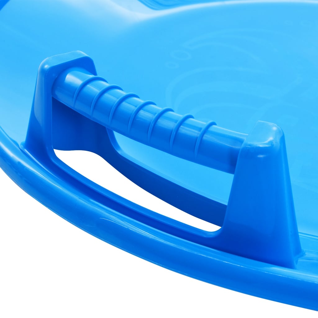 Round sled, blue, 66.5 cm, PP
