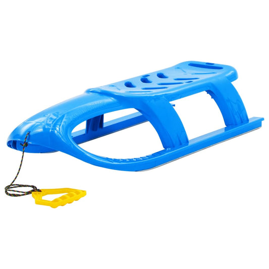 Children's sled, blue, 102.5x40x23 cm, polypropylene