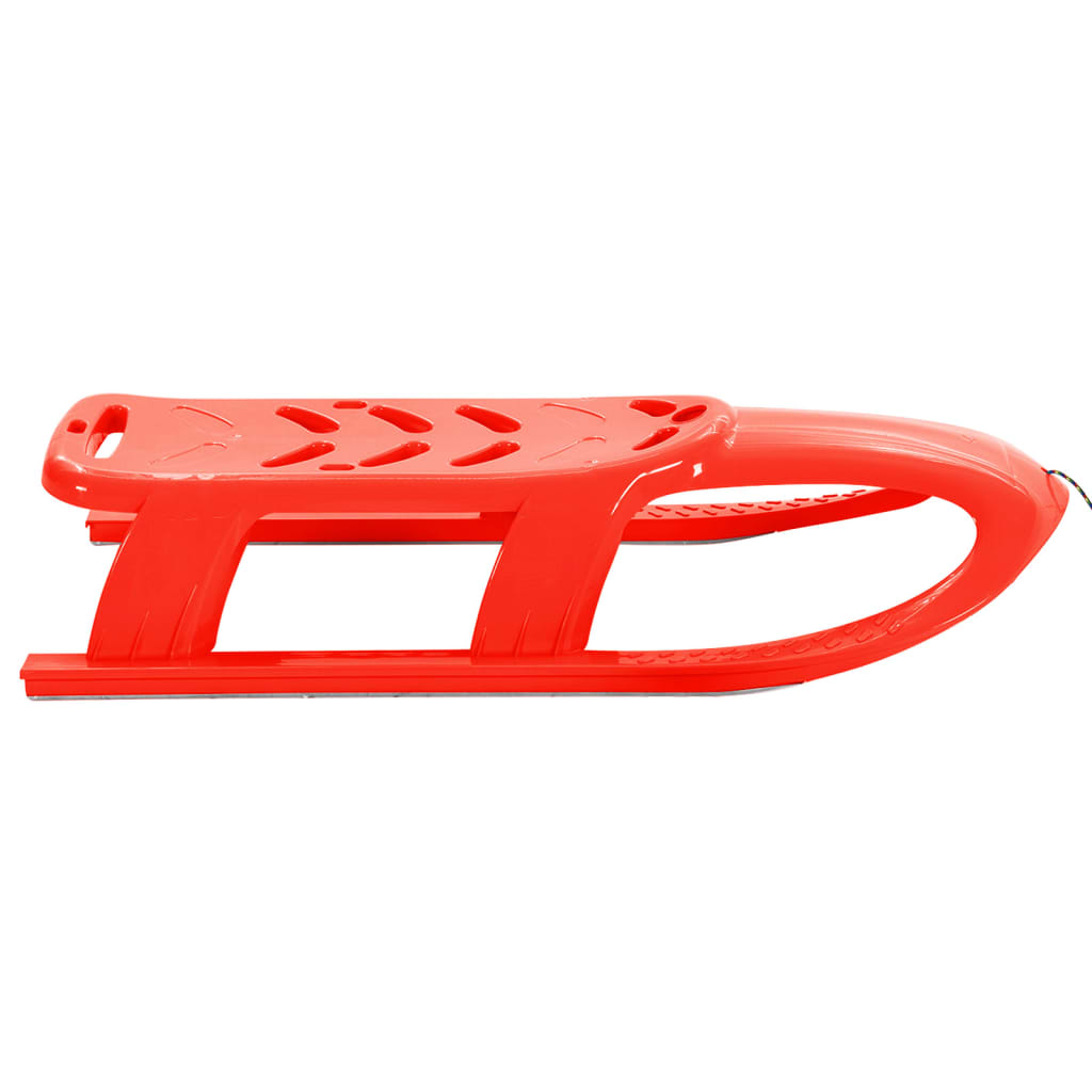 Children's sled, red, 102.5x40x23 cm, polypropylene