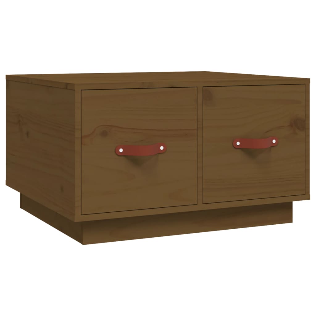Coffee table, honey brown, 60x53x35 cm, solid pine wood