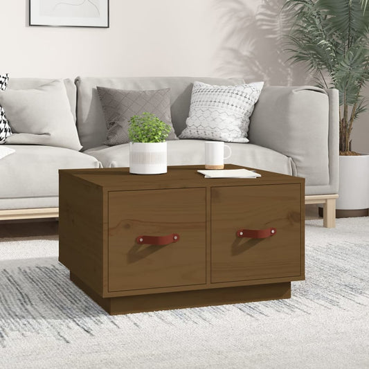Coffee table, honey brown, 60x53x35 cm, solid pine wood