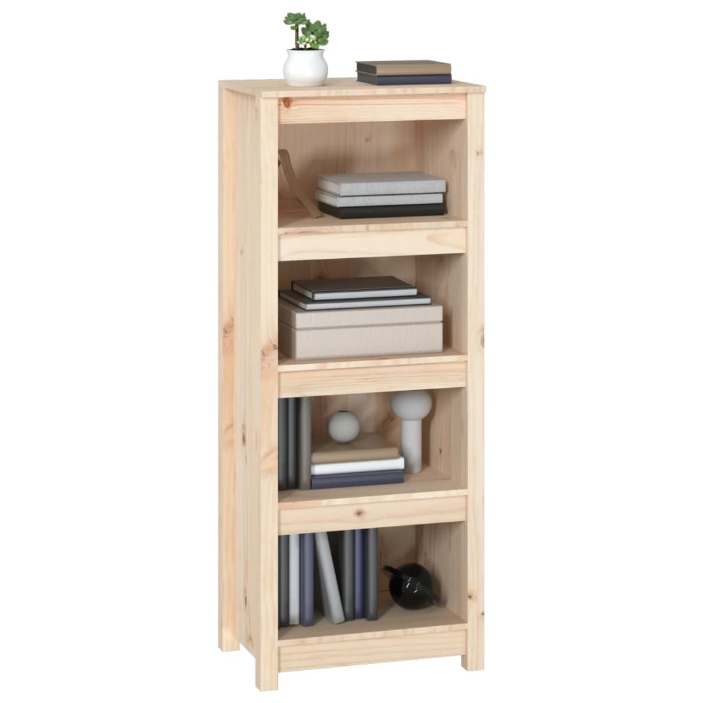 Bibliotecă, 50x35x125,5 cm, lemn masiv de pin