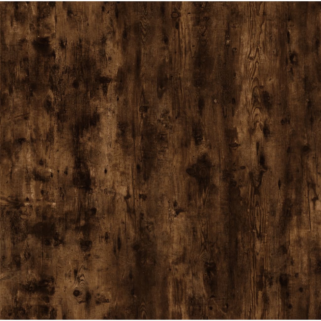 Măsuță cafea, stejar fumuriu 80x50x45 cm lemn prelucrat și fier