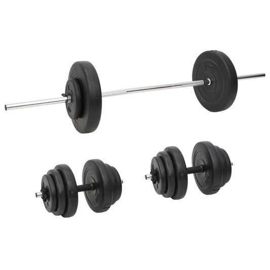 Dumbbells and dumbbells with weight plates, 60 kg