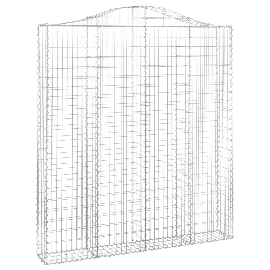 Coș gabion arcuit, 200x30x220/240, fier galvanizat