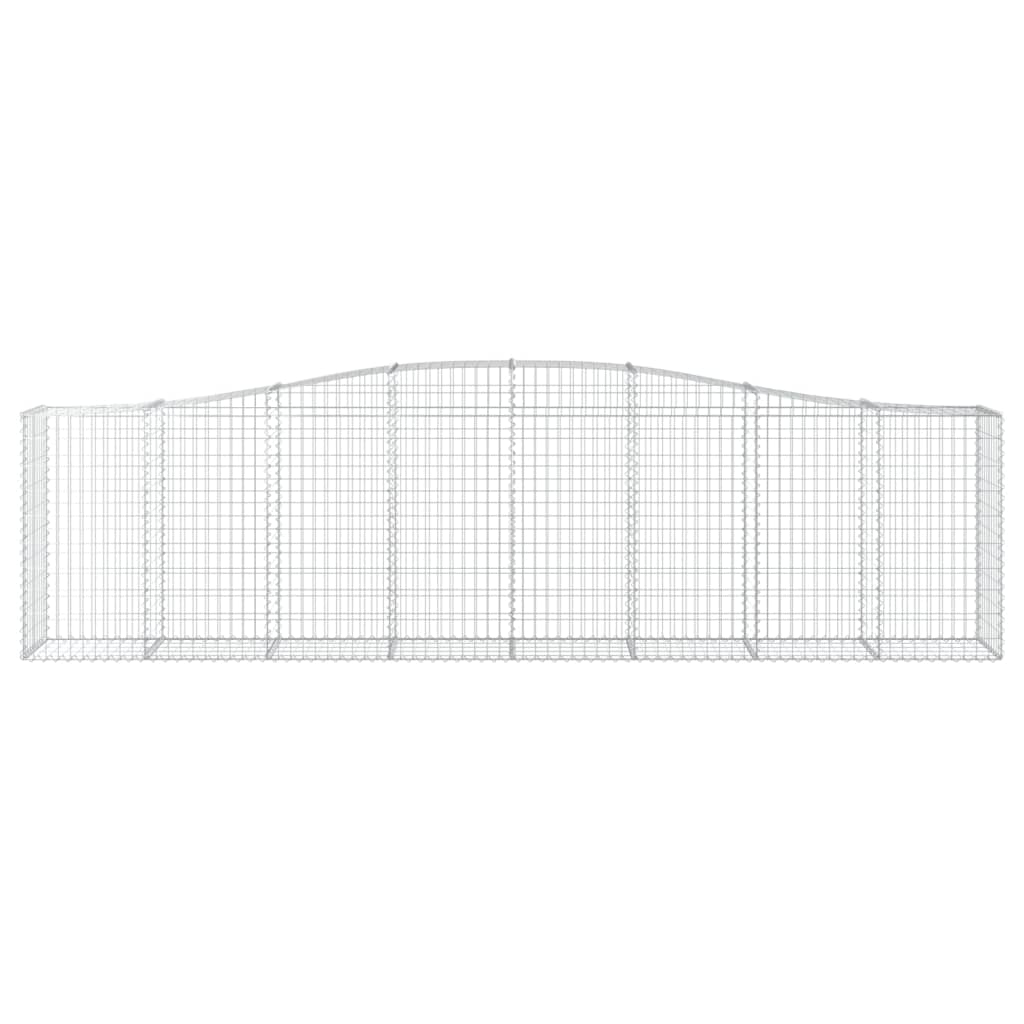 Coș gabion arcuit 400x50x100/120 cm fier galvanizat