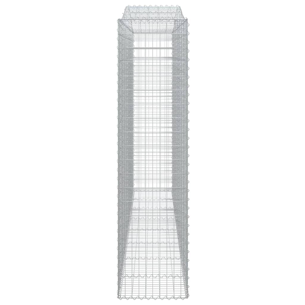 Coș gabion arcuit 400x50x200/220 cm fier galvanizat