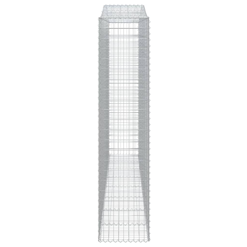 Coș gabion arcuit 400x50x220/240 cm fier galvanizat