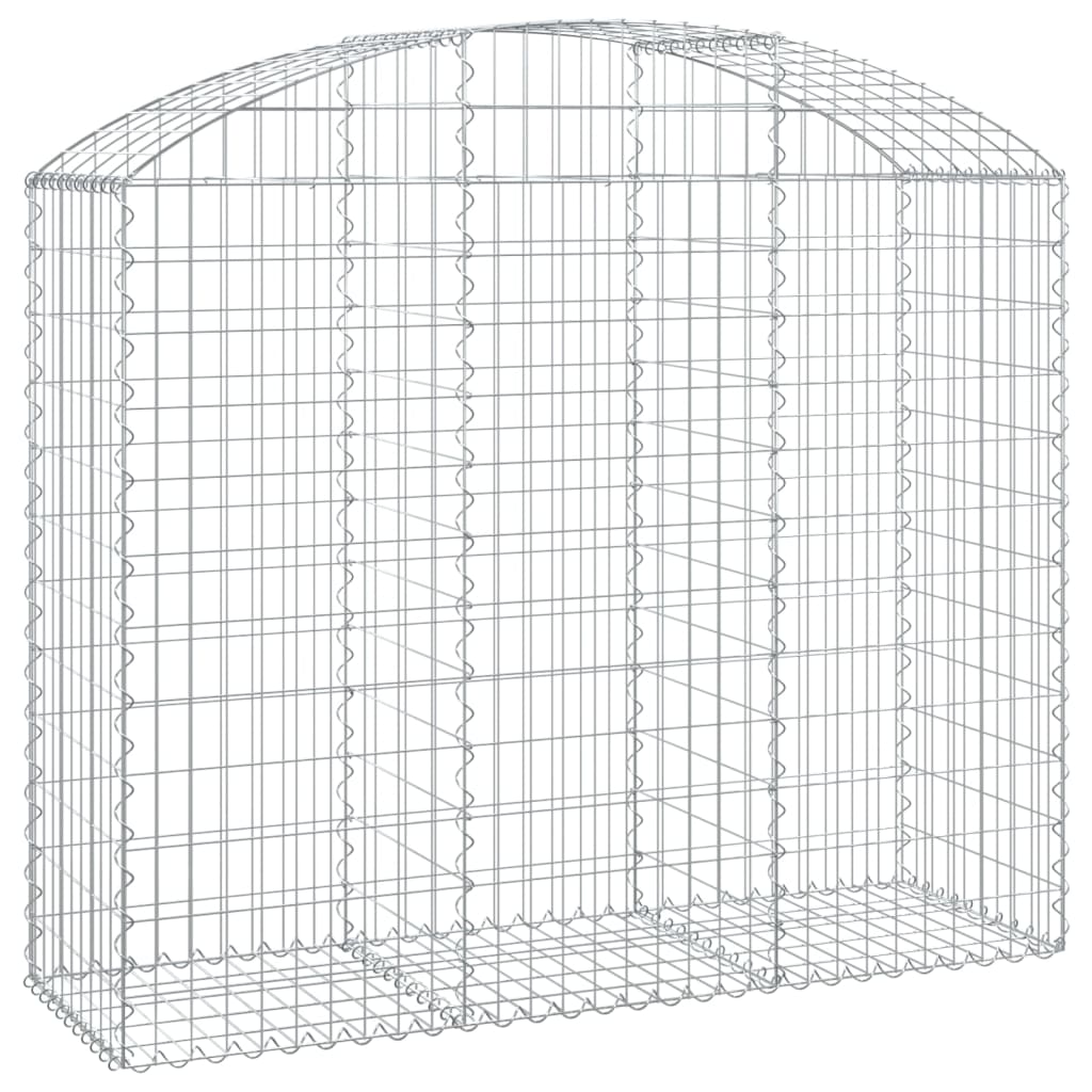 Coș gabion arcuit, 150x50x120/140 cm, fier galvanizat
