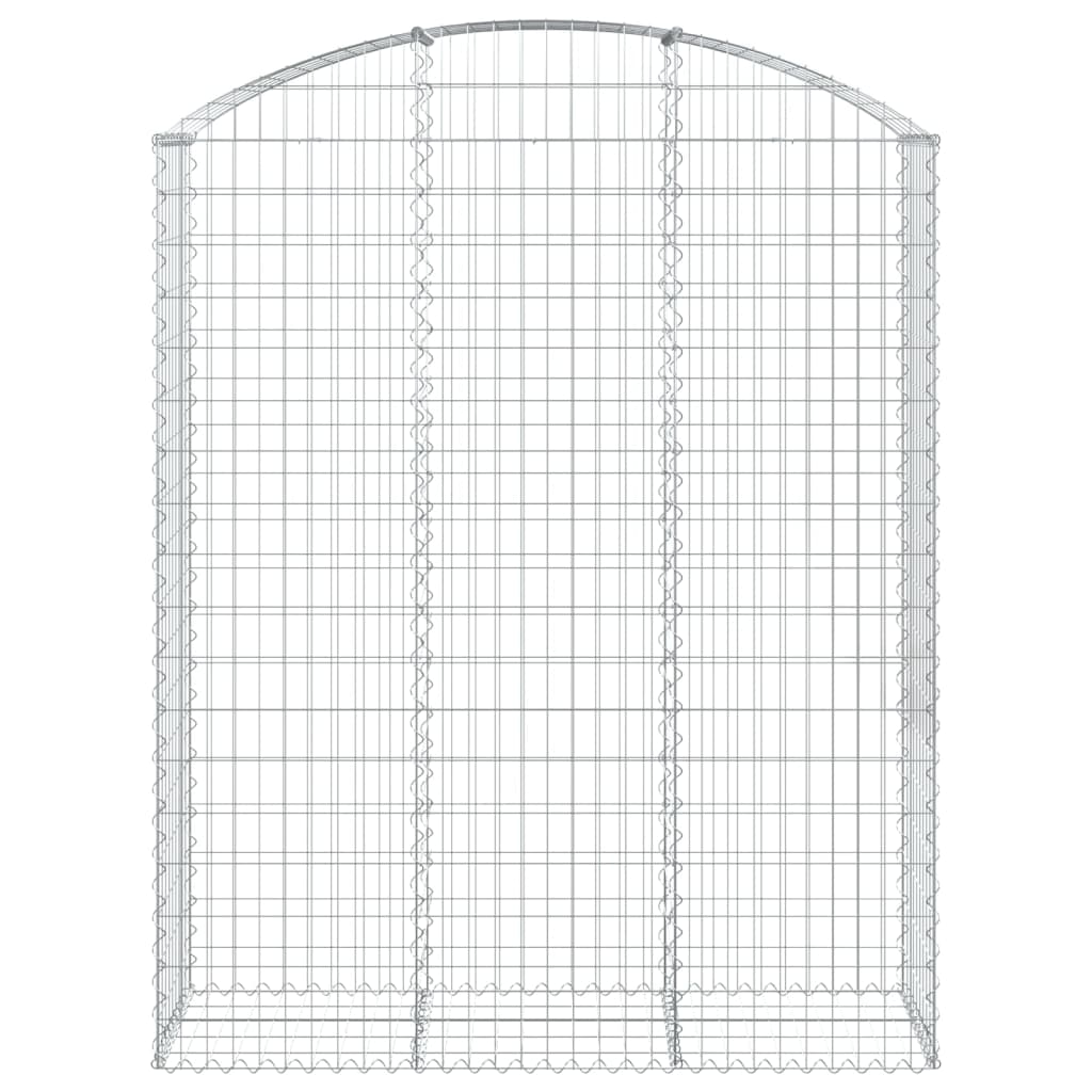 Coș gabion arcuit, 150x50x180/200 cm, fier galvanizat