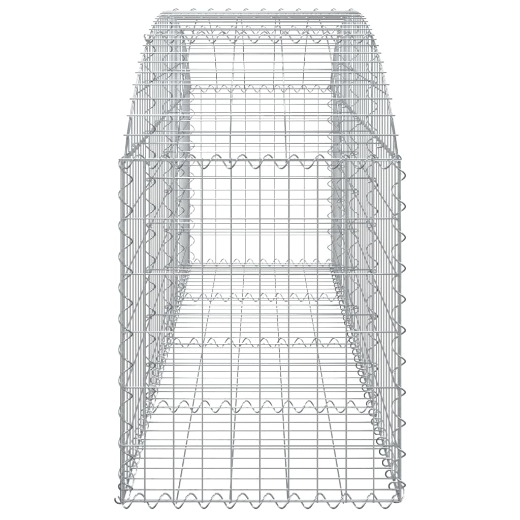 Coș gabion arcuit 200x50x60/80 cm fier galvanizat