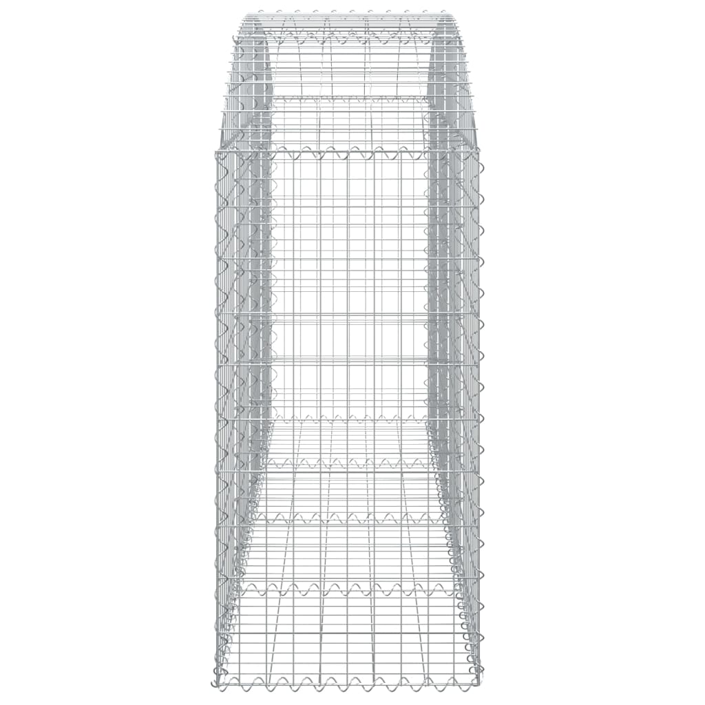 Coș gabion arcuit 200x50x100/120 cm fier galvanizat